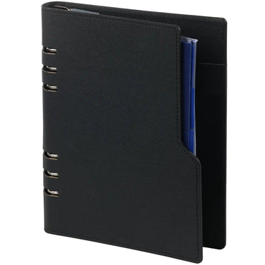 1016-01 A5 6 Ring Planner Grain Black